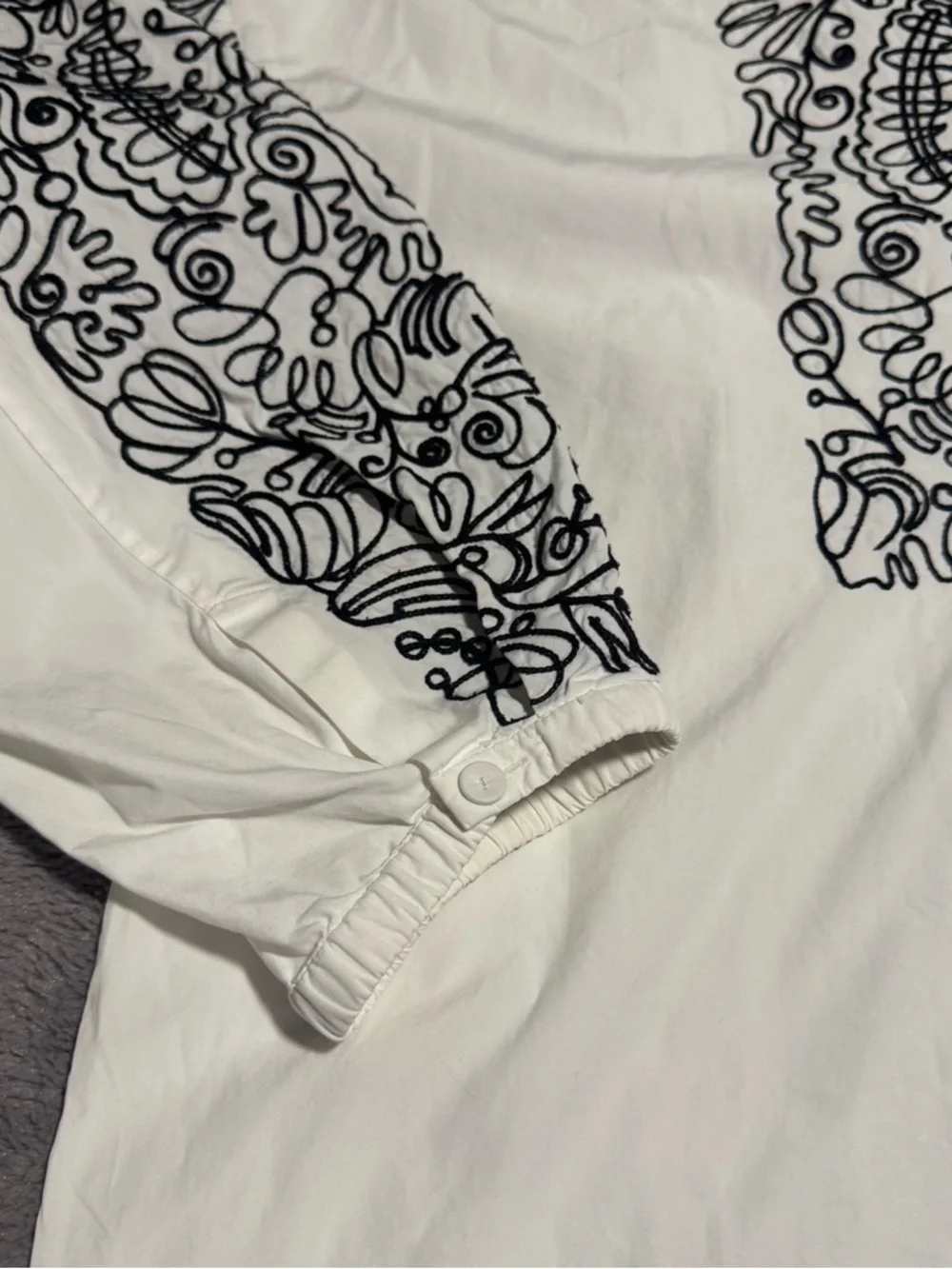Tory Burch Embroidered Tunic Top